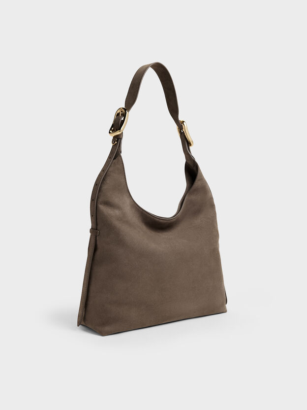 Aislin Hobo Bag, Stone Grey, hi-res