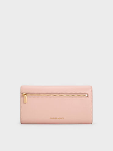 Lennie Chain-Handle Wallet, Light Pink, hi-res