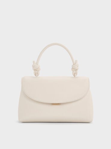 Sammie Knotted-Handle Two-Way Backpack, Cream, hi-res