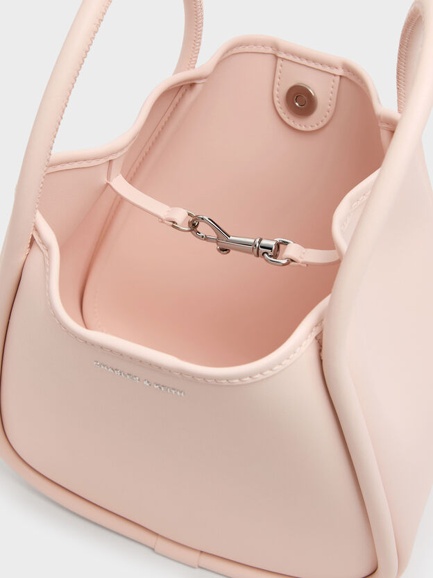Mini Lyla Tubular Tote Bag, Soft Pink, hi-res