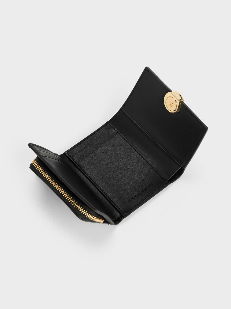 Behn Small Wallet, Black, hi-res