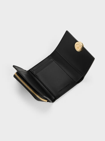 Behn Small Wallet, Black, hi-res