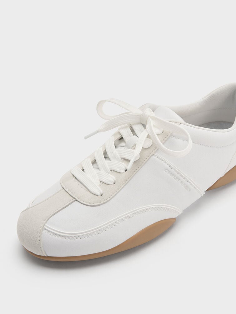 Louise Two-Tone Sneakers, White, hi-res
