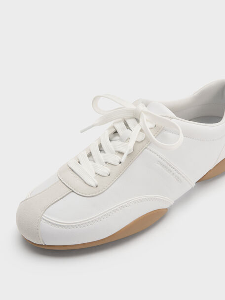 Louise Two-Tone Sneakers, White, hi-res