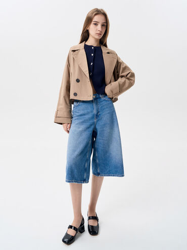 Gabine Leather Mary Jane Pumps, Black Box, hi-res