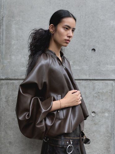 Emilia Wavy Bracelet, Gold, hi-res