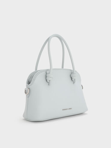 Sammie Knotted-Handle Bowling Bag, Sea Salt Blue, hi-res