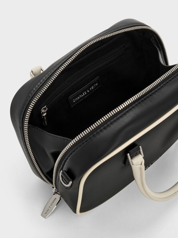 Mini Sianna Two-Tone Bowling Bag, Multi, hi-res