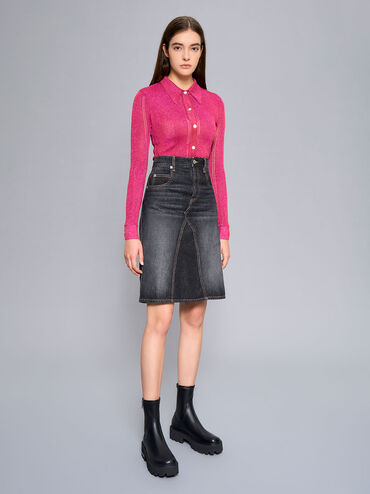 Imogen Side-Zip Ankle Boots, Black, hi-res