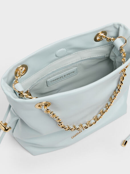 Arya Braided-Chain Crossbody Bag, Sea Salt Blue, hi-res