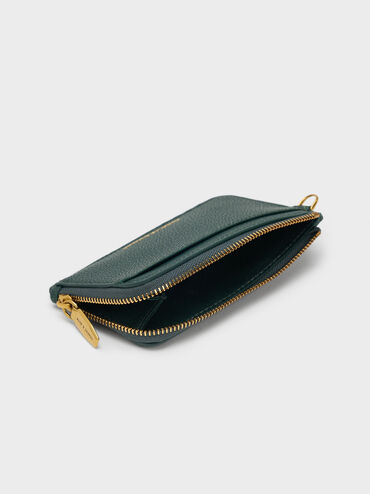 Multi-Slot Wristlet Card Holder, Dark Green, hi-res