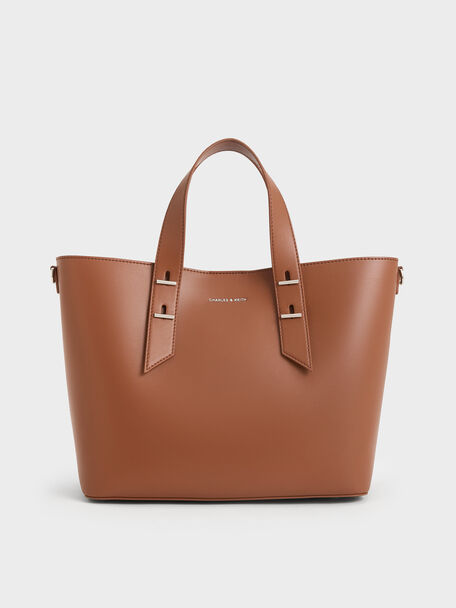 Shania Tote Bag, Chocolate, hi-res
