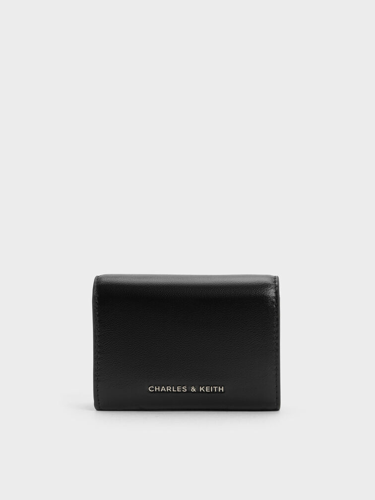Zevon Knotted-Strap Wallet On Chain, Noir, hi-res
