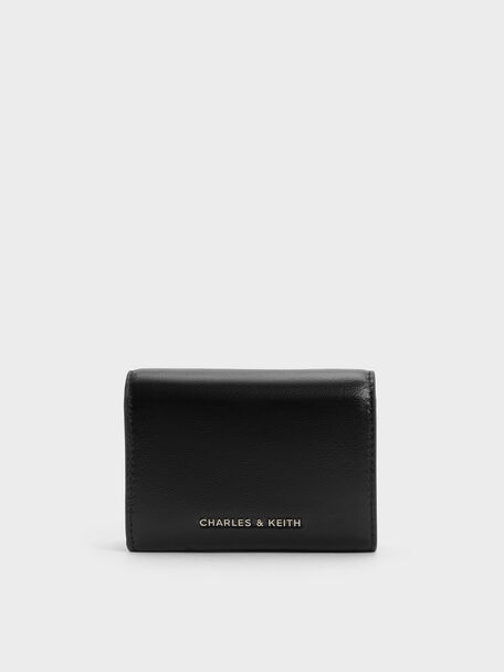 Zevon Knotted-Strap Wallet On Chain, Noir, hi-res