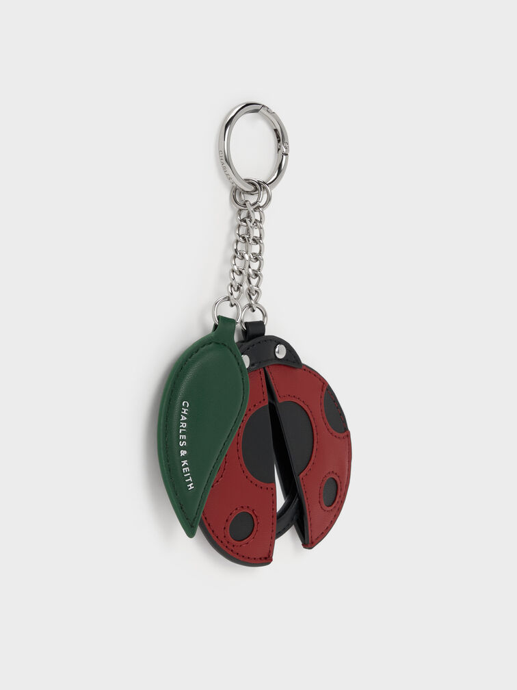 Ladybug Charm, Red, hi-res