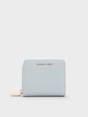 Finley Zip-Around Small Wallet, Sea Salt Blue, hi-res