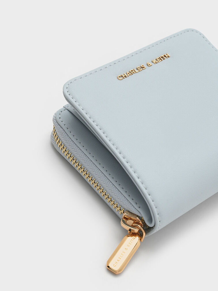 Finley Zip-Around Small Wallet, Sea Salt Blue, hi-res