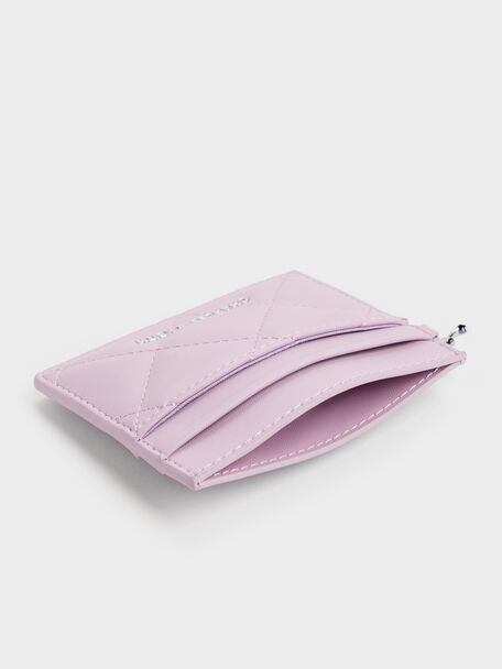 Arrietty Quilted Card Holder, Glycine, hi-res