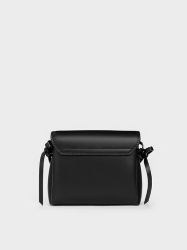 Hazel Bow Small Wallet, Noir, hi-res