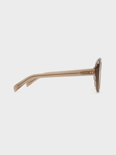 Ramone Aviator Sunglasses, Sand, hi-res