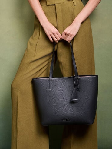 Beryl Tote Bag, Noir, hi-res