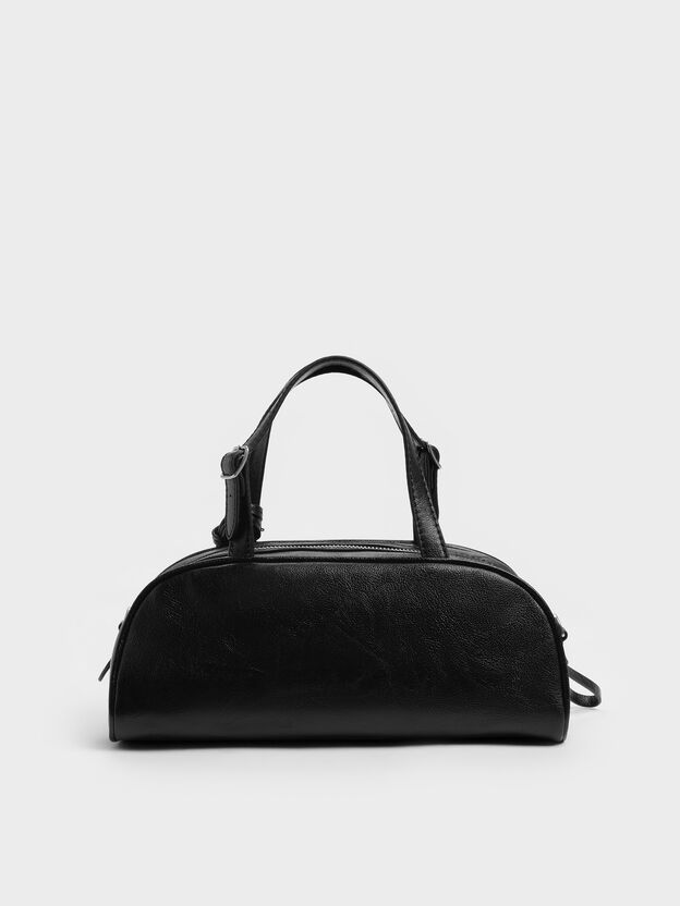 Vega Elongated Bowling Bag, Noir, hi-res