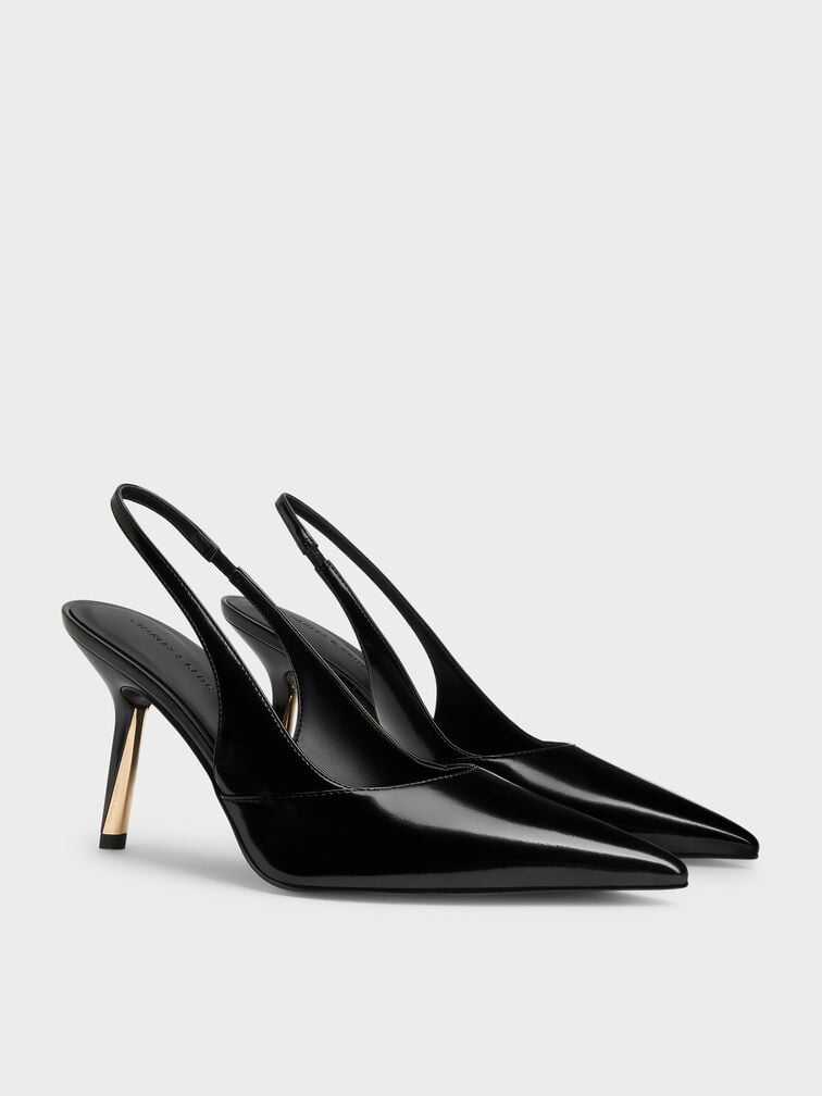 Taylen Slingback Pumps, Black Box, hi-res