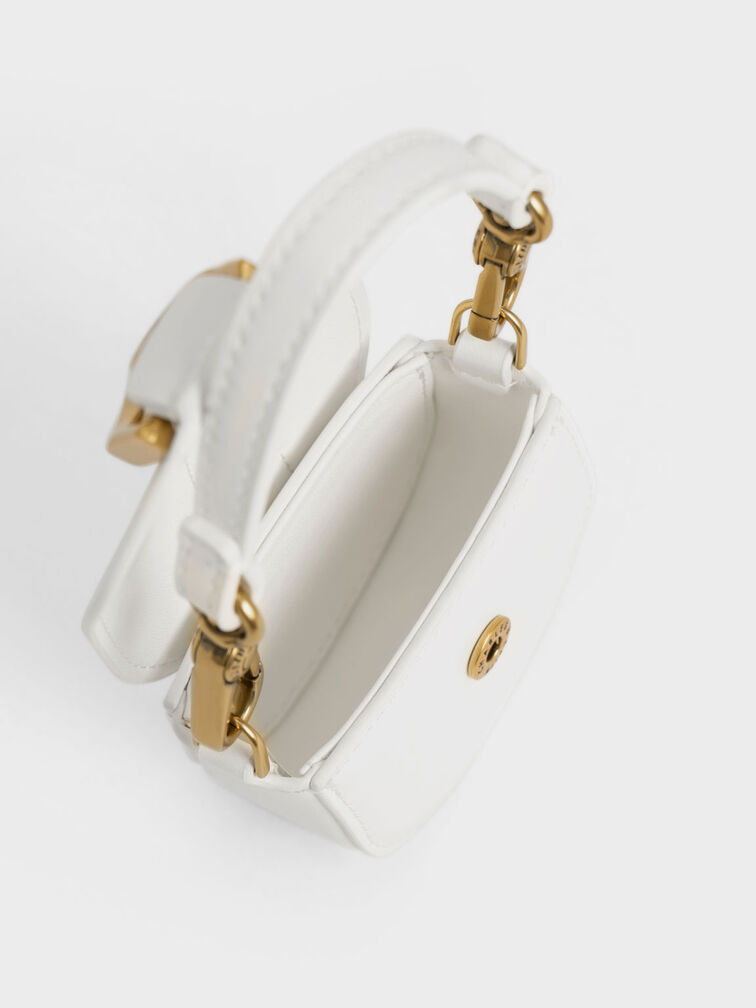 Gabine AirPods Pouch, White, hi-res