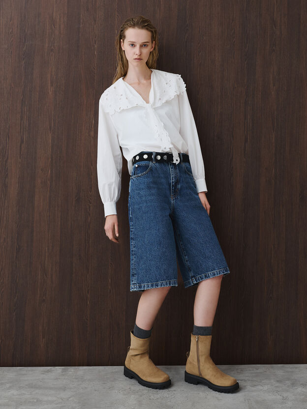 Devan Faux Suede Calf Boots, Camel, hi-res