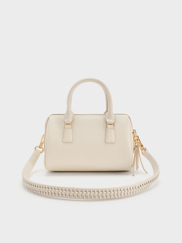 Everleigh Bowling Bag, Cream, hi-res