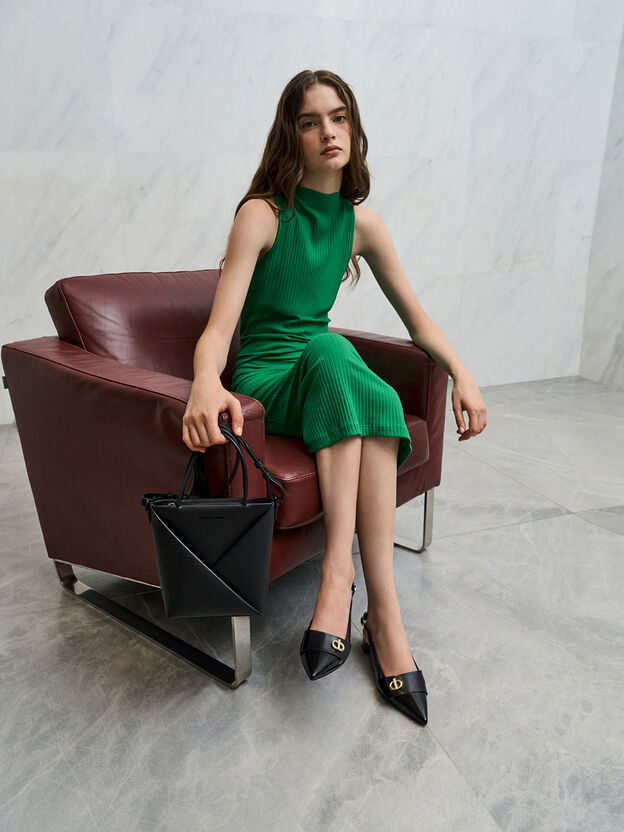Marley Slingback Pumps, Black Box, hi-res