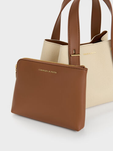 Mini Shania Canvas Tote Bag, Multi, hi-res