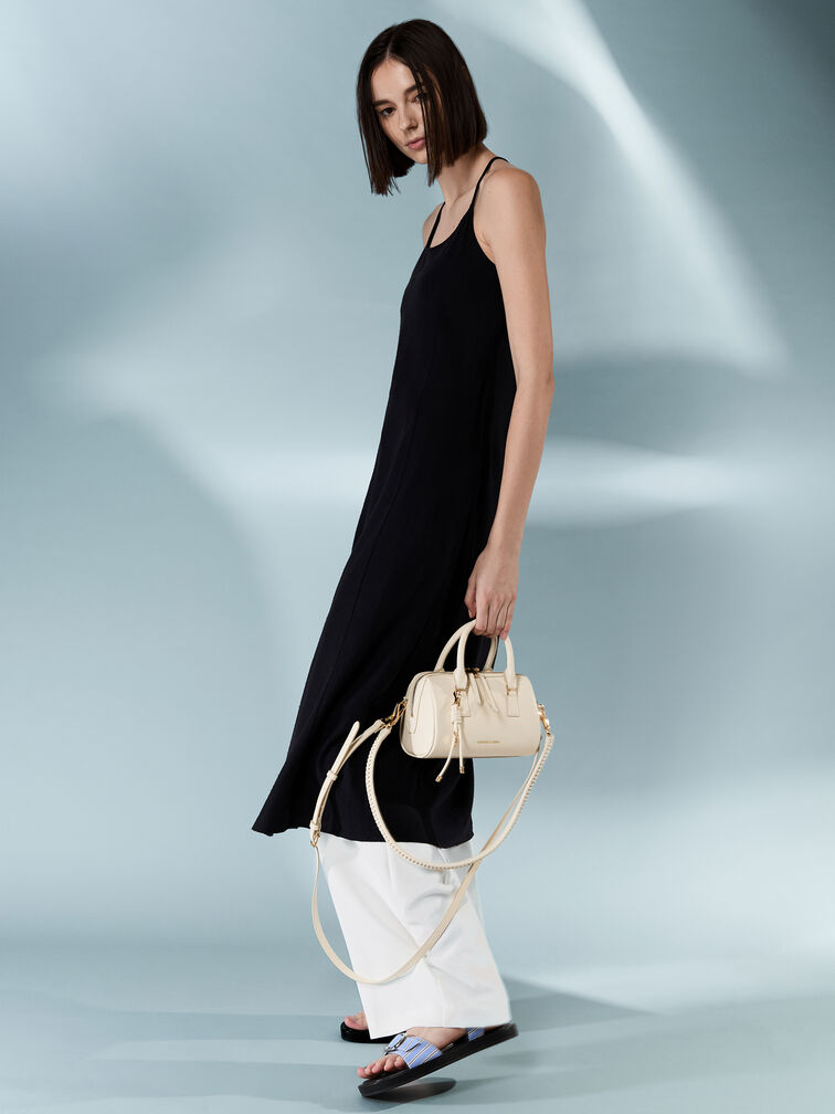 Everleigh Bowling Bag, Cream, hi-res