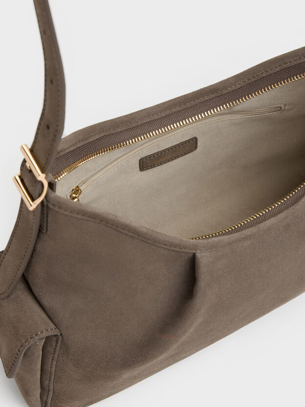 Khai Side-Pocket Shoulder Bag, Stone Grey, hi-res