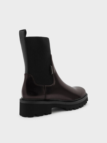 Remy Ridged-Sole Chelsea Boots, Burgundy, hi-res