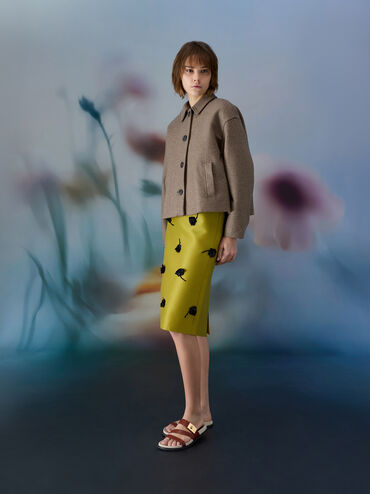 Aelin Canvas Metallic-Buckle Strappy Sandals, Multi, hi-res