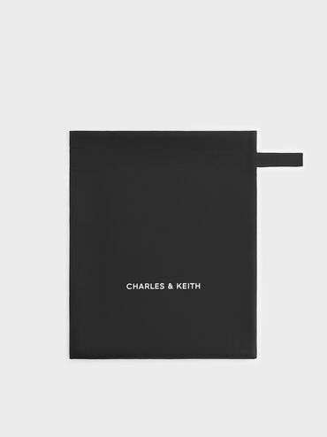 CHARLES & KEITH Small Gift Bag, Black, hi-res