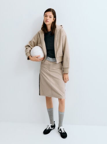 Jace Recycled Leather Sneakers, Black Textured, hi-res