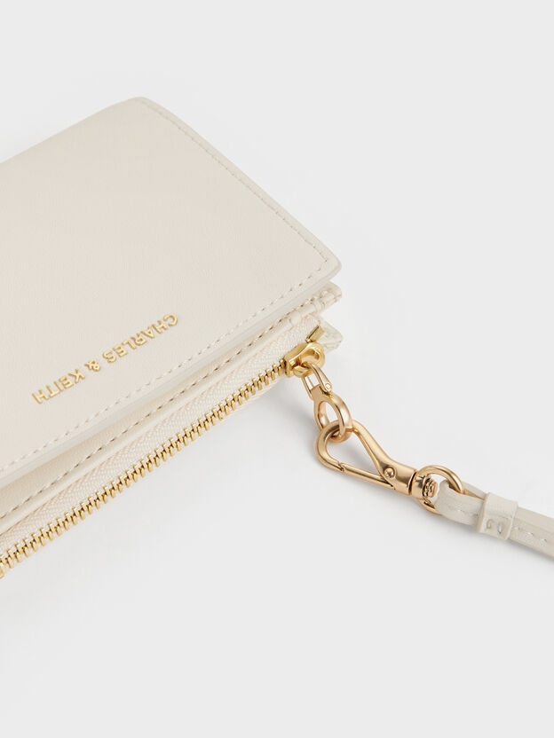 Hanya Wristlet, Cream, hi-res