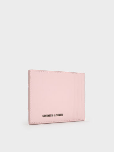 Ivette Woven Card Holder, Cotton Candy Pink, hi-res