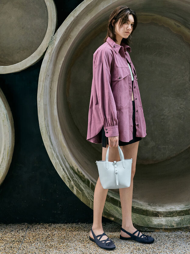 Beryl Belted Bucket Bag, Sea Salt Blue, hi-res