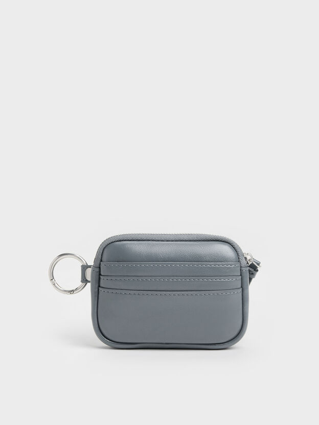 Tatiana Zip-Around Card Holder, Smoky Blue, hi-res