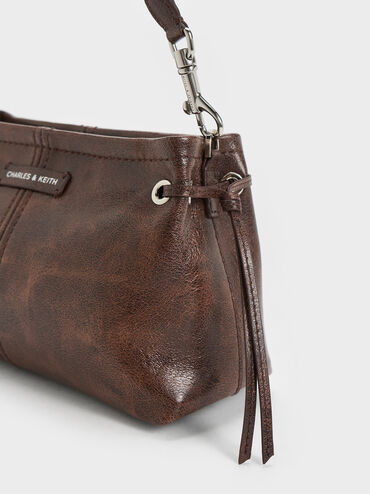 Noane Top Handle Bag, Distressed Coffee, hi-res