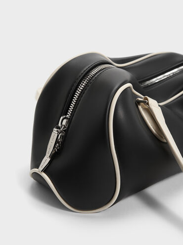 Nelly Two-Tone Elongated Shoulder Bag, Multi, hi-res