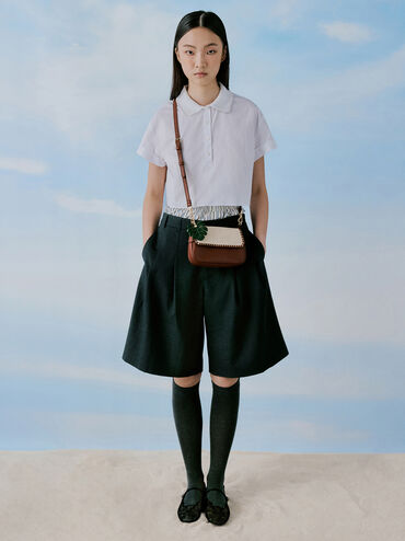 Blume Canvas Braided Shoulder Bag, Taupe Canvas, hi-res