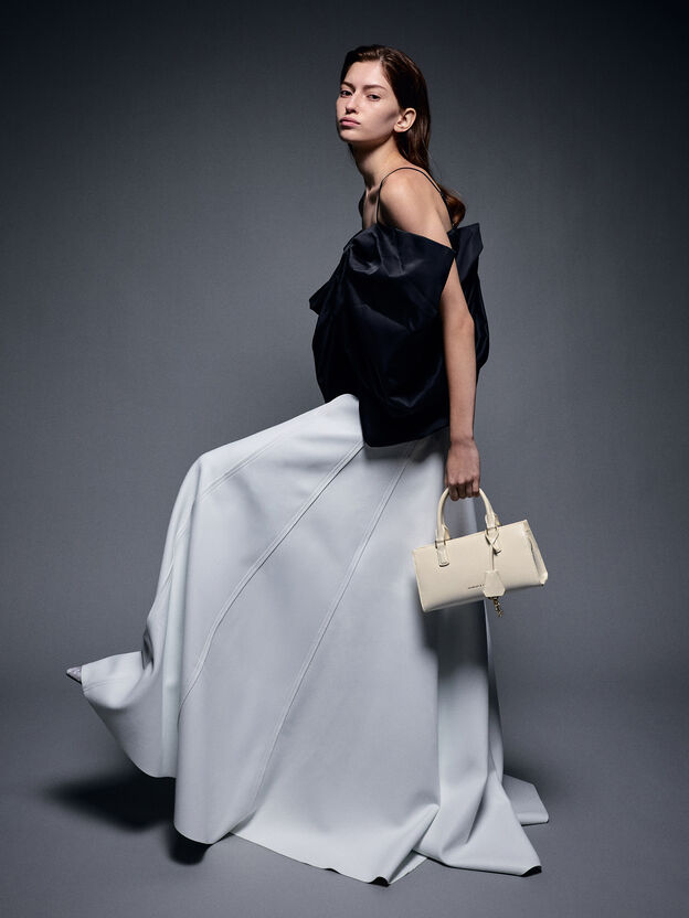 Kerry Top Handle Bag, Cream, hi-res