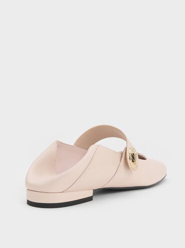 Yara Mary Jane Flats, Cream, hi-res