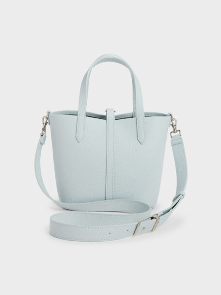Mini Beryl Belted Bucket Bag, Sea Salt Blue, hi-res