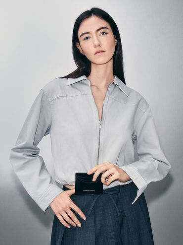 Sigrid Card Holder, Noir, hi-res