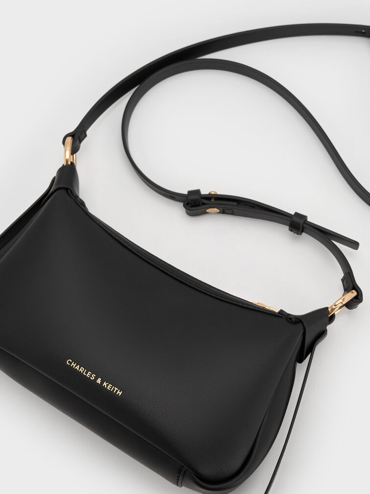 Mini Calla Shoulder Bag, Black, hi-res